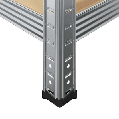 4-Laags Opbergrek – Opbergrek – Stellingkast – Opbergkast – Rek Metalen Frame – Stevig Staal En Hout – Compact Ontwerp