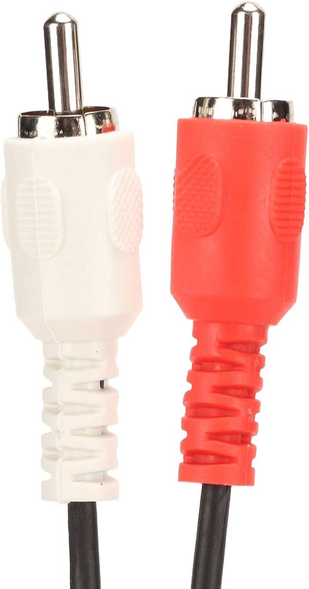 OFC Spiral Shield Molded Trekontlasting Connector Design - Sound Adapter Kabel voor CD Speler VCR DVD .