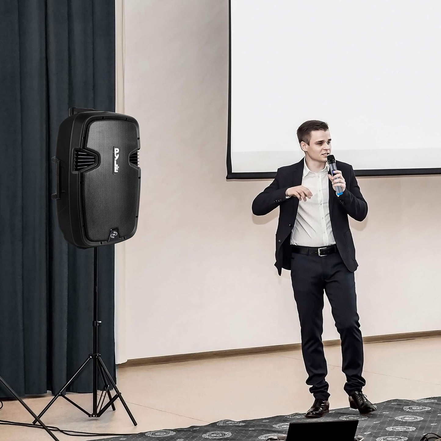 Draadloze Speaker – Bluetooth Speaker – Mobiele Luidspreker – PA Systeem – Karaoke Speaker – 1000W Piekvermogen – Ingebouwde Oplaadbare Accu Met Wieltjes