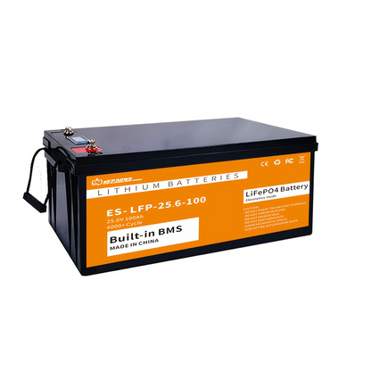 LiFePO4 Accu – Lithium Accu – Loodaccu Vervanger – Zonne-energie Opslag – Camper Accu – 24V 100Ah – 2560Wh Capaciteit – Ingebouwde BMS & Beveiliging