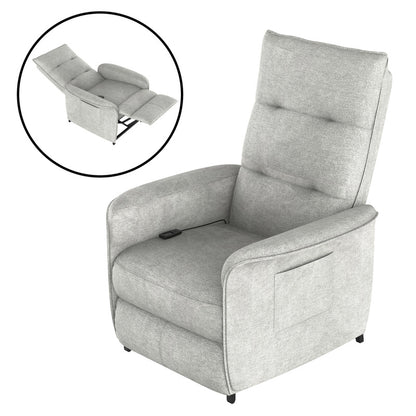 Relaxfauteuil – Elektrische Fauteuil – Verstelbare Stoel – Zitstoel – Loungefauteuil – Verstelbare Rugleuning – Polyester Bekleding 102x58x81 cm