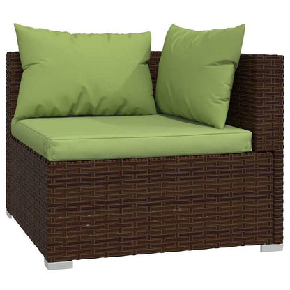 Buitenlounge Set – Loungeset – Tuinset – Patio Set – Poly Rattan Meubel – Bruin – Weerbestendig – Modulair Ontwerp