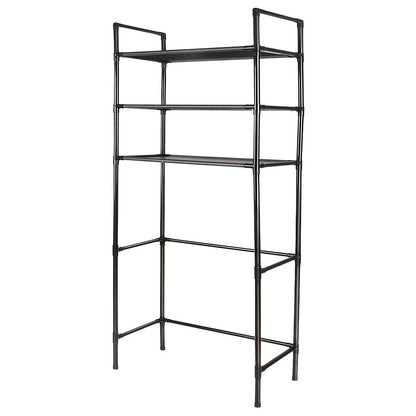 Tall 3-Tier Storage Shelf 50x26x150cm | Space-Saving Floor Organizer with Non-Woven Cover & PP Frame | for Bathroom, Kitchen, Study Room In Apartments, Shelves