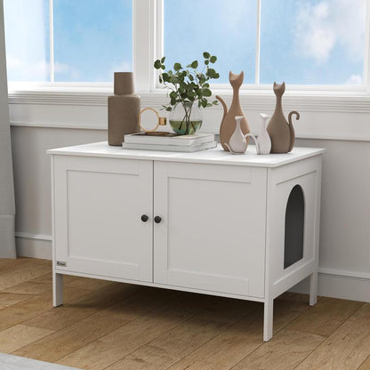 Kattenbakmeubel – Kattenkast – Kattenbak Kast – Kattenhuis – Kattenbak Cabinet – Stijlvol Design – Duurzaam Materiaal