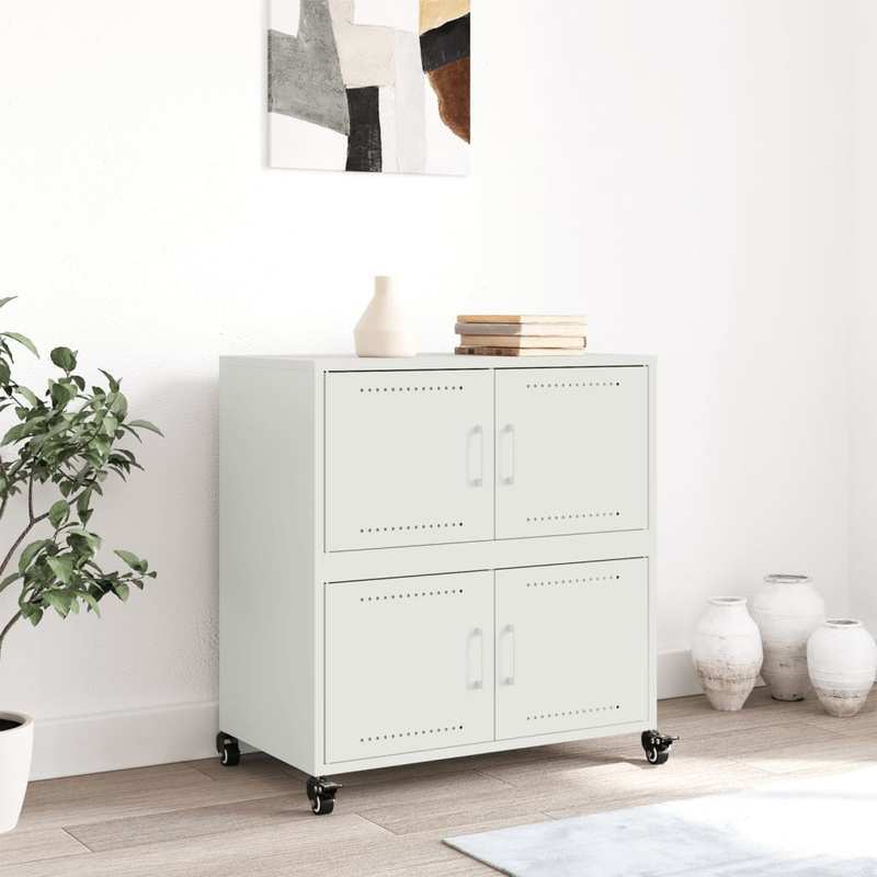Practical And Detachable Steel Sideboard Measuring 68X39X72 Cm.