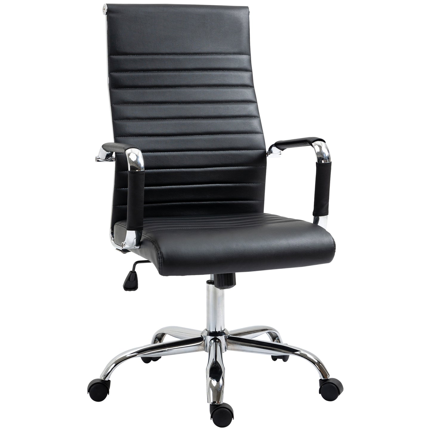Bureaustoel – Office Chair – Kantoorstoel – Draaistoel – Ergonomische Stoel – Verstelbare Zithoogte – PU Kunstleer Met Foam Vulling