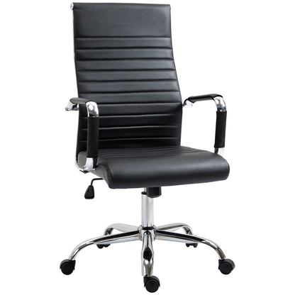 Bureaustoel – Office Chair – Kantoorstoel – Draaistoel – Ergonomische Stoel – Verstelbare Zithoogte – PU Kunstleer Met Foam Vulling