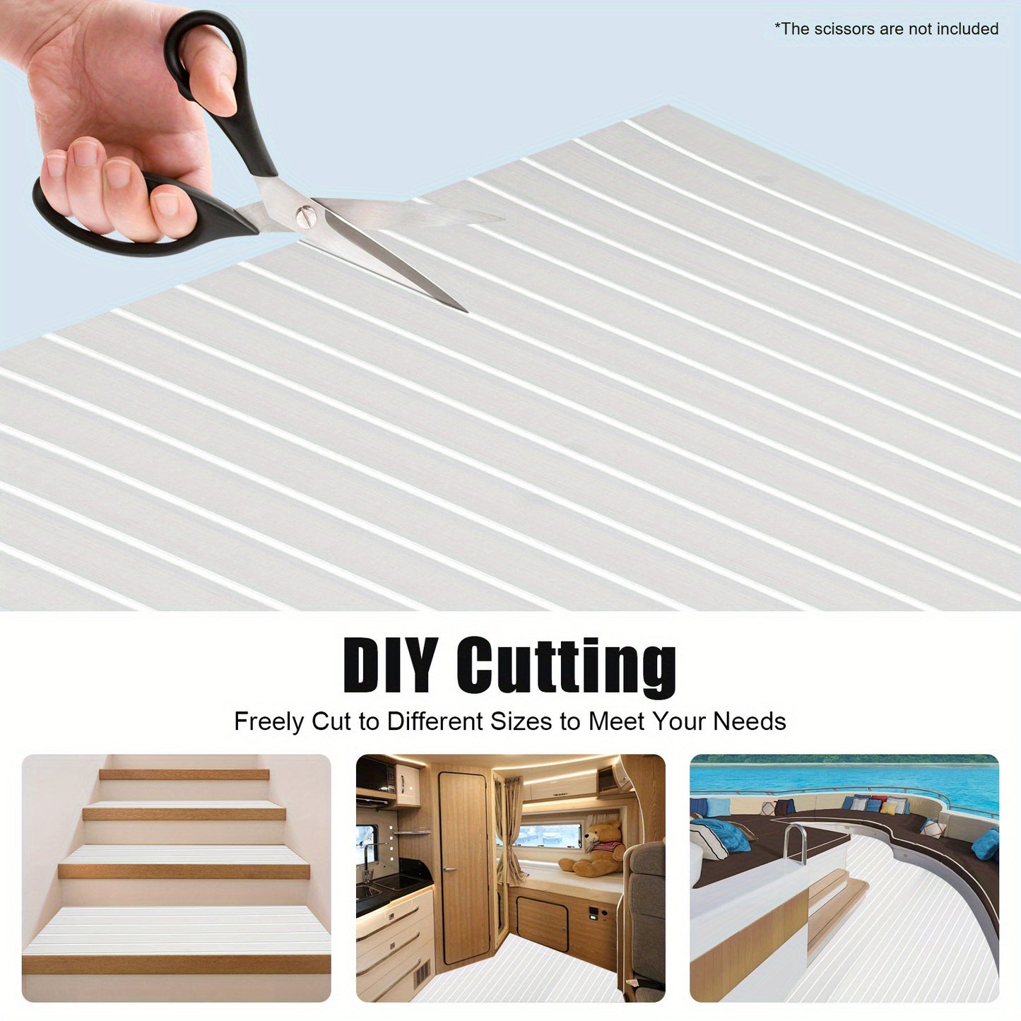 Vloermat – Vloerbedekking – Vloerbescherming – Antislip Mat – Zelfklevende Mat – 240x90 cm – Duurzaam EVA Materiaal