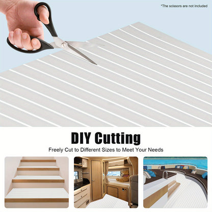 Vloermat – Vloerbedekking – Vloerbescherming – Antislip Mat – Zelfklevende Mat – 240x90 cm – Duurzaam EVA Materiaal