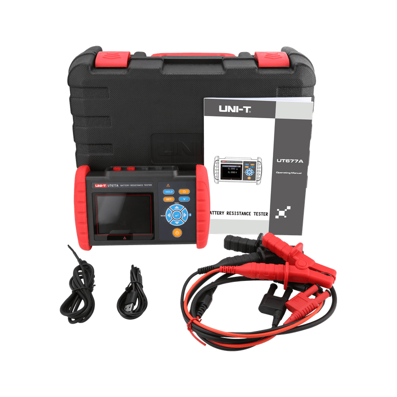 Batterijtester – Accutester – Accumeter – Weerstandsmeter – Batterijweergave – Interne Weerstand Metingen Tot 0,001 mΩ – Breed Meetbereik 0-71 V