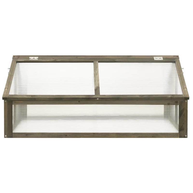 Kweekkast – Tuinkas – Broeikas – Kweekhuis – Kweekbak – Hout Van Abete – Compact Formaat 114x80x50 cm