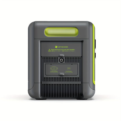 Zonne-Energiegenerator – Powerstation – Mobiele Stroomvoorziening – Draagbare Generator – LiFePO4 Batterij – 2400W AC Uitgangen – Snelladen