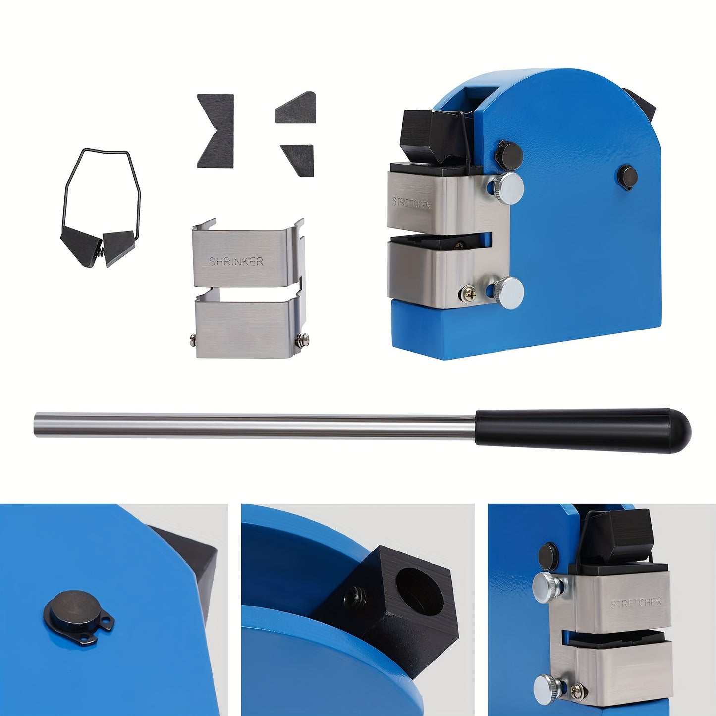 Plaatbuiger – Metaalbuiger – Kantentang – Buigapparaat – Rekker – Handmatig Gereedschap – 1,2 mm Capaciteit – 45 mm Hoekradius – Blauw