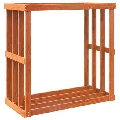 Houtopslag – Brandhout Rek – Haardhout Opbergkast – Buiten Houtrek – Houtberging – Massief Hout – Afdekking Tegen Regen – 109x52x106 cm