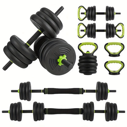 Verstelbare Dumbbell – Dumbbellset – Halters – Kettlebell – Push-Up Stand – 4-in-1 Design – Verstelbaar tot 29,94 kg – Ergonomische Antislip Grip