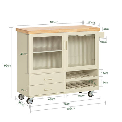 Kas – Kweekkas – Tuinkas – Groentetent – Plantentunnel – 12 m² – UV-bestendig PE 140 g/m² met Rolluikdeur en Grote Raamventilatie – Stabiel Gegalvaniseerd Stalen Frame Wit