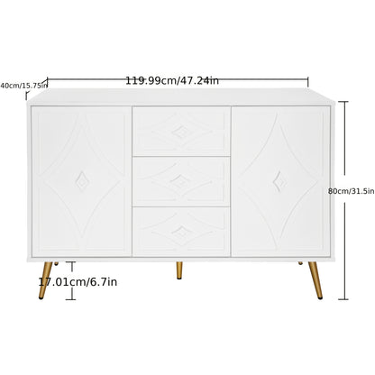 Opbergkast – Kast – Dressoir – Kledingkast – Opbergmeubel – Vrijstaand – Verstelbare Planken – Natuurlijk Bruin – 68 cm Hoog – 3,2+ Kubieke Voet Opbergruimte