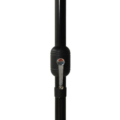 Heavy-Duty 3-Layer Solid Parasol with Aluminum Mast - 2.5x2.5m Large Rectangular Umbrella, UV-Resistant, Durable Steel Frame & Black Canopy for Poolside, Garden, Beach, Outdoor - Easy Setup & Portable Design, Classic Style, S
