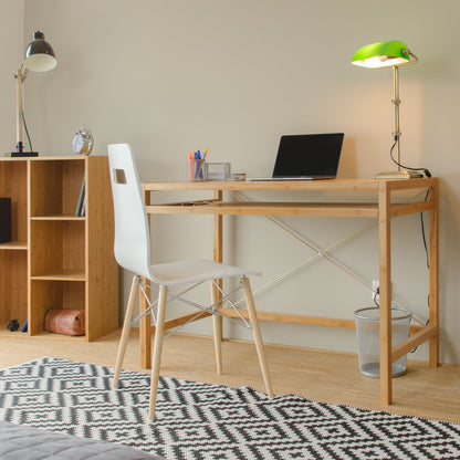 Computer Desk in Natural - (W)106.5 x (H)76.5 x (D)55.5cm