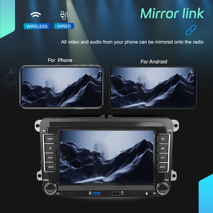 Autoradio – Auto Radio – Multimedia Systeem – In-Car Entertainment – Car Stereo – 9 Inch Touchscreen – Draadloze CarPlay & Android Auto – GPS Navigatie – Achteruitrijcamera Met Microfoon