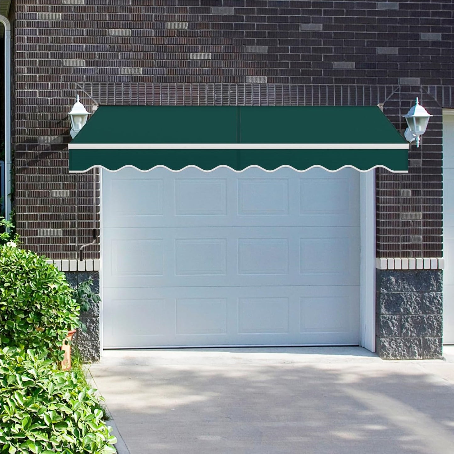 Knikarmscherm – Uitvalscherm – Zonnescherm – Luifel – Zonwering – Handbediend – 300x250 cm – Aluminium Frame – UV-bestendig Polyester – Verstelbare Hoek 40-100° – Waterafstotend