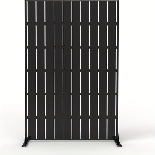 Tuinscherm – Privacyscherm – Schutting – Balkonscherm – Windscherm – Metalen Gehard Staal – Weerbestendig & 183x119 cm