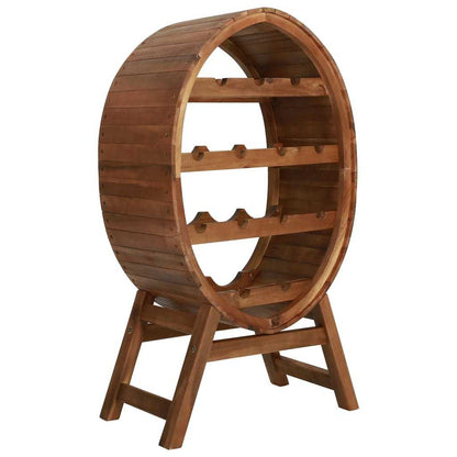 Wijnrek – Flessenrek – Wijnhouder – Wijnmeubel – Wijnopslag – 13 Flessen – Massief Acaciahout – Compact & Stabiel Design