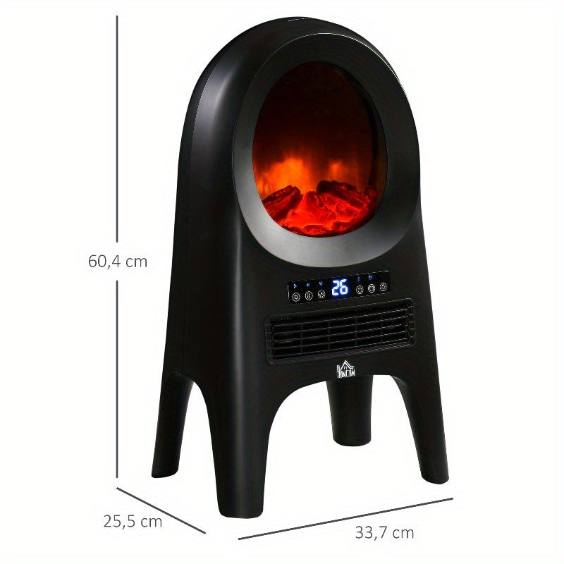 Elektrische Kachel – Mobiele Kachel – Convectorkachel – Ventilatorkachel – Heater – 2000W Vermogen – Timerfunctie Met Oververhittings- en Valbeveiliging