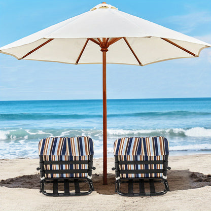Strandstoelen – Draagbare Stoelen – Vouwstoelen – Campingstoelen – Festivalstoelen – Ultralicht Aluminium Frame – Comfortabele Katoenen Kussens