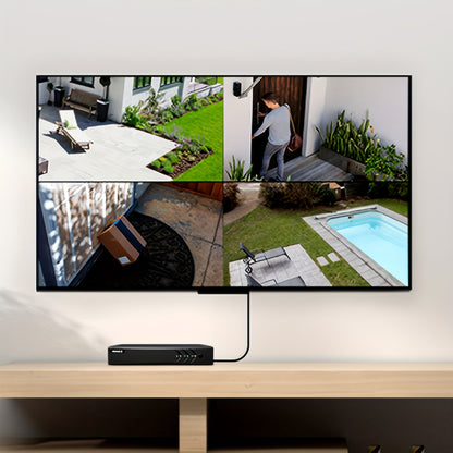 Beveiligingscamera Systeem – Bewakingscamera – Camerabewaking – CCTV Camera – NVR Recorder – 16 Kanaals PoE Network Video Recorder – 24/7 Opname Met AI Bewegingsdetectie