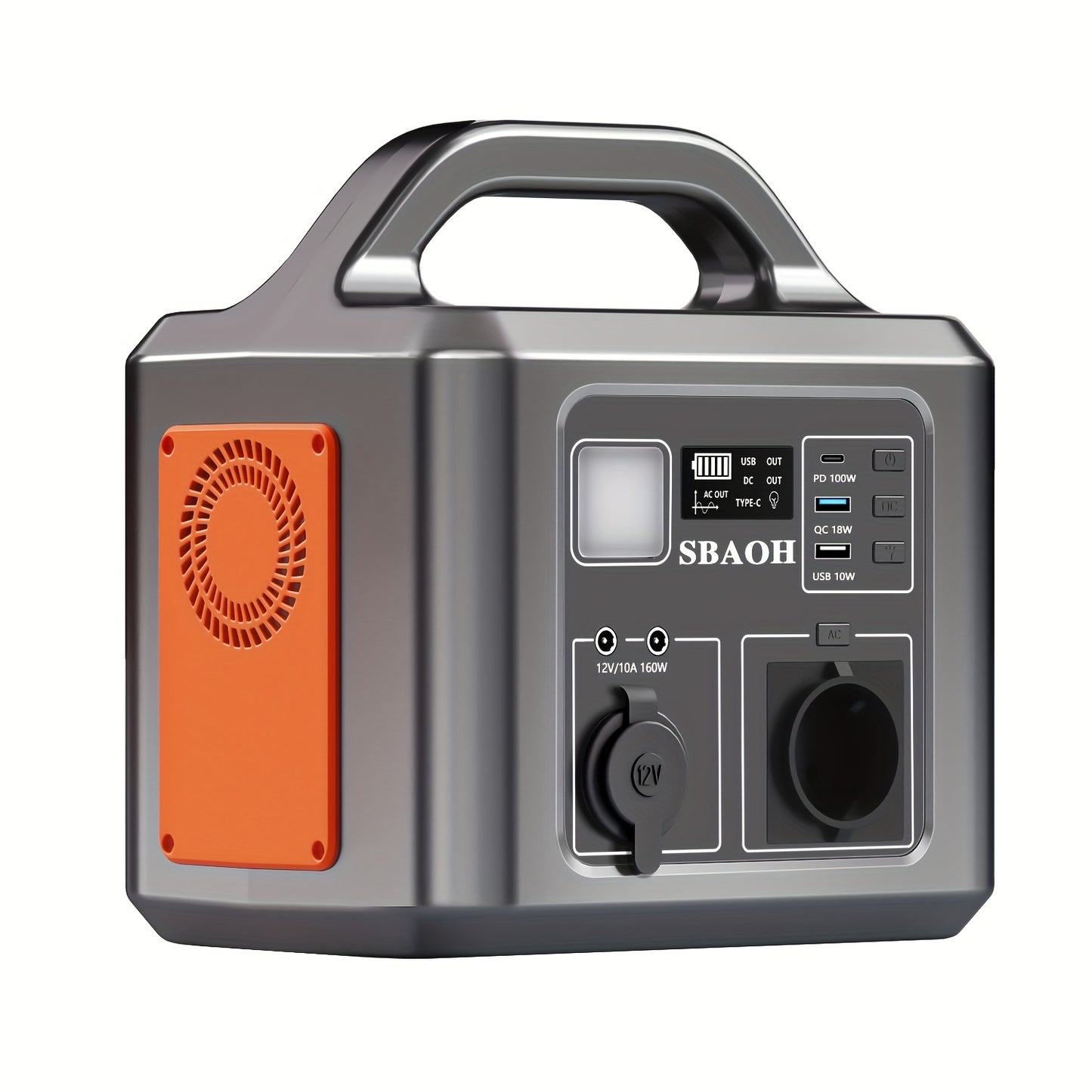 Portable Power Station – Powerbank – Mobiele Batterij – Noodstroomvoorziening – Zakelijke Accu – 600W Vermogen – 538,7Wh Capaciteit