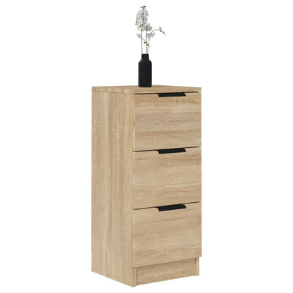 Sideboards 2pcs Sonoma Oak 30x30x70cm Engineered Wood