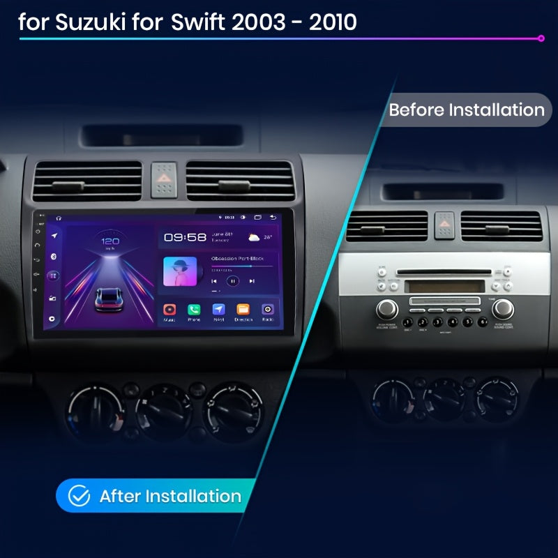 Autoradio – Multimedia Speler – 2DIN Radio – Smart Car Player – GPS Navigatie – 10 Inch Scherm – 4G Wireless Connectivity