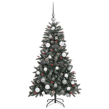 Kerstboom – Kunstkerstboom – Nepkerstboom – Dennenboom – Kerstversiering – Groen PVC – 120 cm – Inclusief Standaard