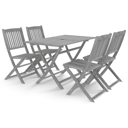 Vidaxl 5/7X Solid Acacia Wooden Garden Set Grey Terrace Set With/Without Armrest