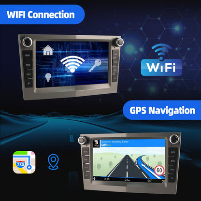 Autoradio – 2DIN Radio – Auto Stereo – Multimedia Speler – Touchscreen – 17,78 cm – Android 14 – Draadloos CarPlay & Android Auto