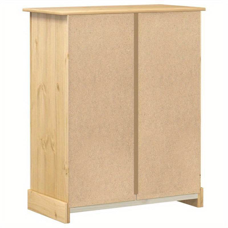 Ladekast – Ladekastje – Opbergkast – Kastje – Ladenkast – Massief Grenenhout – Bruine Afwerking – Ruime Opbergruimte 92x48x114 cm