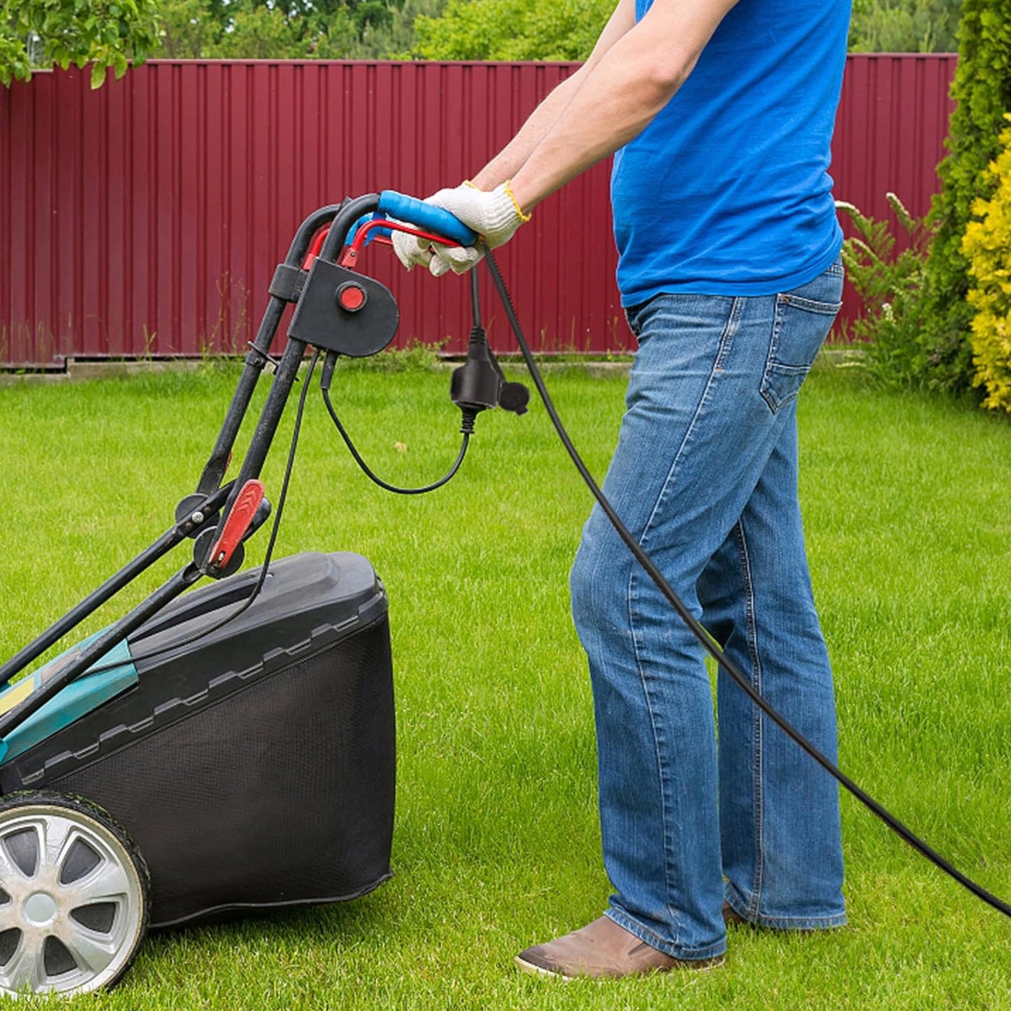 Verlengsnoer – Verlengkabel – Verlengsnoer Eurostekker – Stroomkabel – Kabel verlengstuk – 30 meter – Hoogwaardige PVC kwaliteit