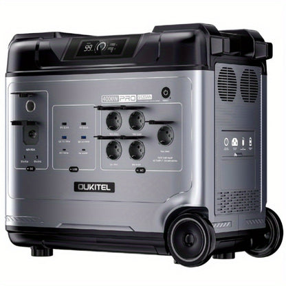 Powerstation – Zonne-energiegenerator – Draagbare Krachtcentrale – Noodstroomvoorziening – Mobiele Powerbank – LiFePO4 Batterij – 2200W Continu Vermogen – UPS Functie