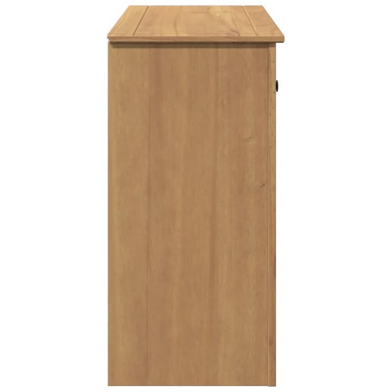 Dressoir – Sideboard – Opbergkast – Ladekast – Commode – Massief Grenenhout – 93x40x80 cm – Verwijderbare Lade