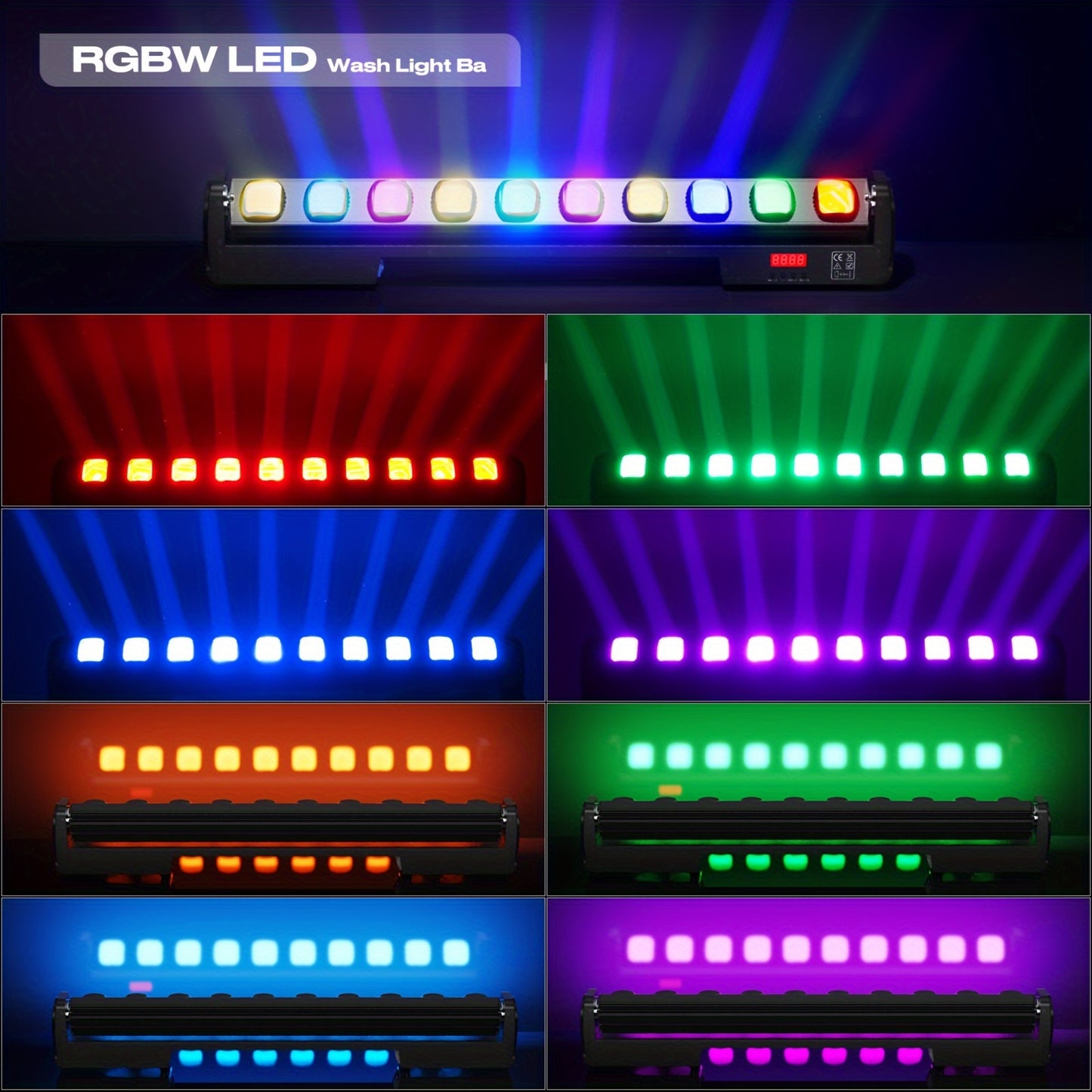 Moving Head Verlichting – Podiumlamp – Disco Licht – DJ Verlichting – RGBW Spot – 250W Hoogvermogen – Duurzame Aluminium Behuizing