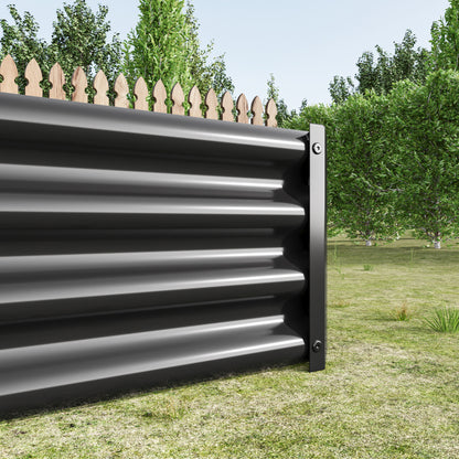 Hochbed – Metaal Tuinbed – Verhoogd Plantbed – Moestuinbak – Staal Kasbak – Robuust Staal – Roestbescherming – 182x91x30 cm