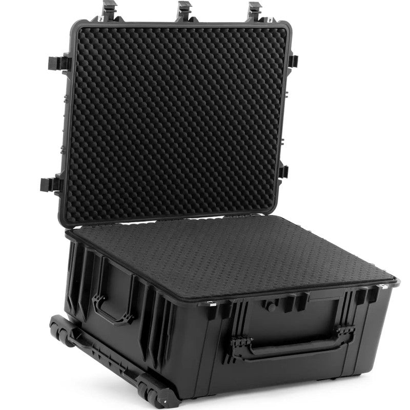 Protective Transport Suitcase on Wheels with Retractable Handle, 79 x 59.5 x 36.5 cm, 123 L
