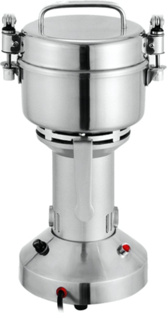 Elektrische Graanmolen - Moutmolen - Specerijenmolen - Spice Grinder - Kruidenmolen Elektrisch - 350G - 1400W - RVS