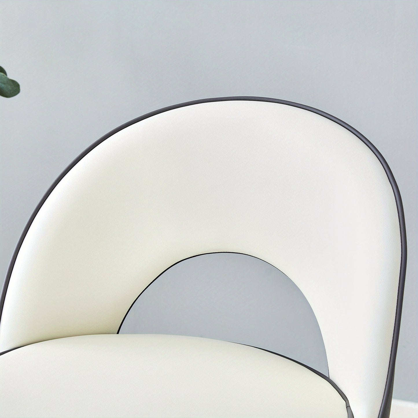 360° swivel bar stool. Modern White And Charcoal Grey Colour Scheme. Comfortable Bar Stool Suitable for Dining Rooms, Kitchens, Patios And Similar Settings. Set Of Two., Bar Seating, Kitchen Stools, Sleek Bar Seating, Stylis