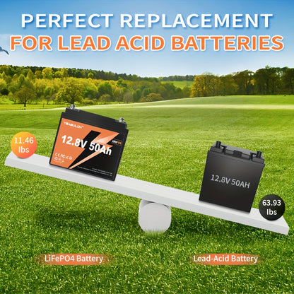 LiFePO4 accu – Lithium batterij – Lithium-ijzerfosfaat accu – Lithium accu – Lithium ion accu – 12V 100Ah – Ingebouwde BMS en 6000+ laadcycli