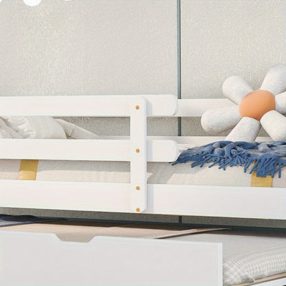 Staalbed – Metaalbed – Gastbed – Uittrekbed – Enkelsbed – Pull-Out Rolling Bed – Ruimtebesparend Design – Inclusief Dakconstructie