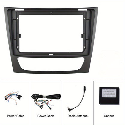 Android 15 Autoradio – Car Stereo – Multimedia Speler – Navigatiesysteem – Double Din – 9 Inch HD Touchscreen – Draadloze CarPlay & Android Auto – Achteruitrijcamera Met Microfoon
