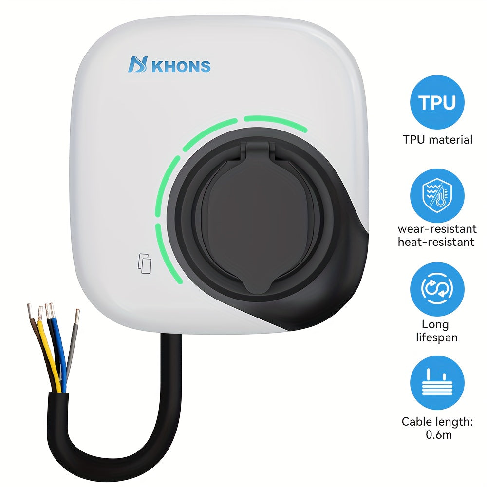 Elektrische Autolader – Elektrische Auto Oplader – Laadstation Auto – Thuislaadstation – Type 2 Aansluiting – 22 kW Driefase – Wifi & App Bediening