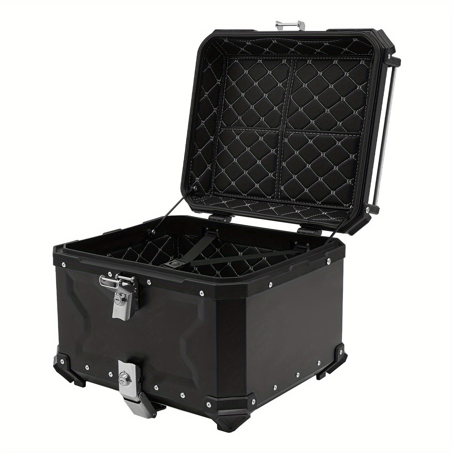 Motorkoffer – Topkoffer – Motor Bagagebak – Motorbox – Helmopberger – 65 Liter – Duurzaam Aluminium